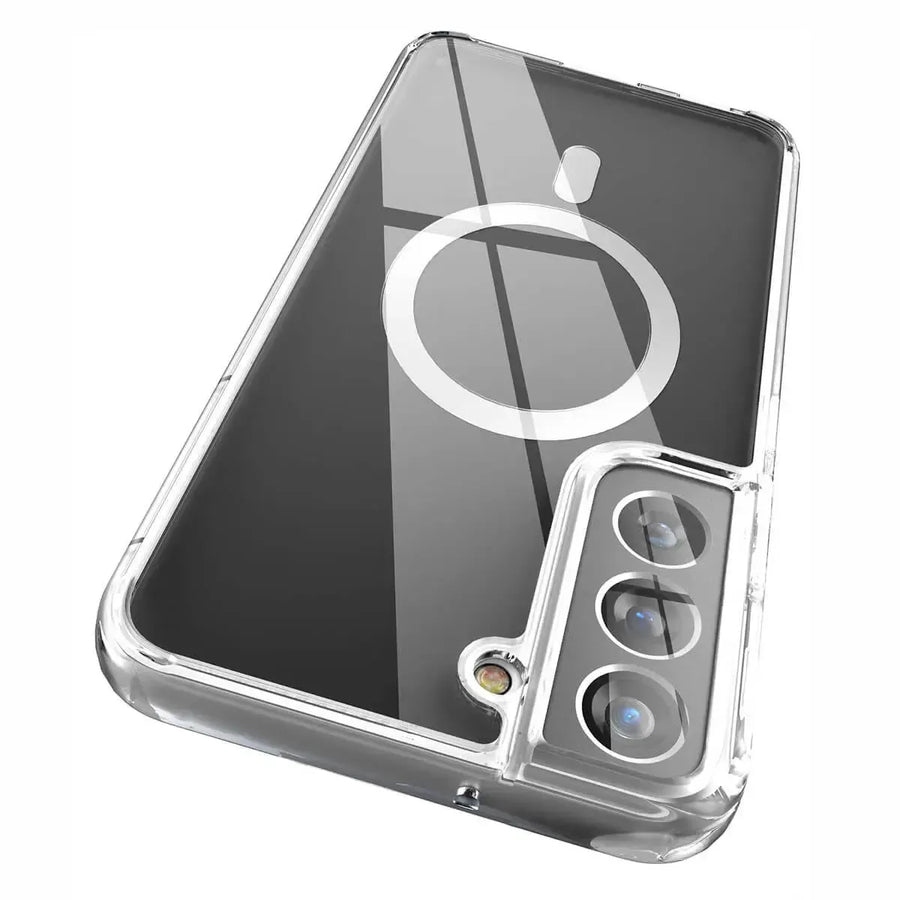 Buy Crystal Clear Shockproof Case, MagSafe Compatible for Samsung - Samsung MagSafe Case at Caseles-Samsung S24 Ultra,