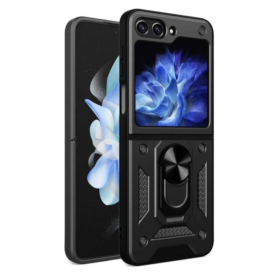 Buy Metal Heavy Duty Rugged Defender Cover For Pixel, with Built in Screen Protector, FullBody Protective Shockproof Heavy Duty Rugged Defender Cover,Colm at Caseles-Samsung Galaxy Z Fold 7, Black