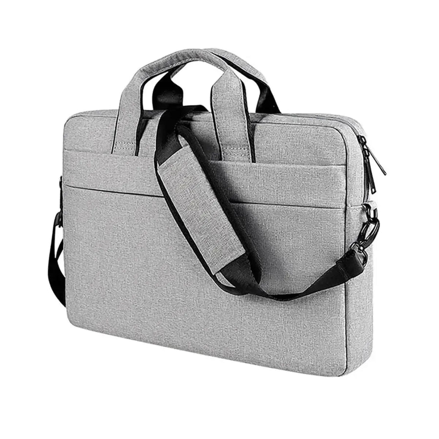 Buy Multifunctional Laptop Sleeve – Waterproof Portable Bag with Shoulder Strap, Fits 14.1-15.6” Laptops, Compatible with MacBook & More - Caseles 360 Protective Laptop Shoulder Bag at Caseles-14.1-15.4 inch, Gray