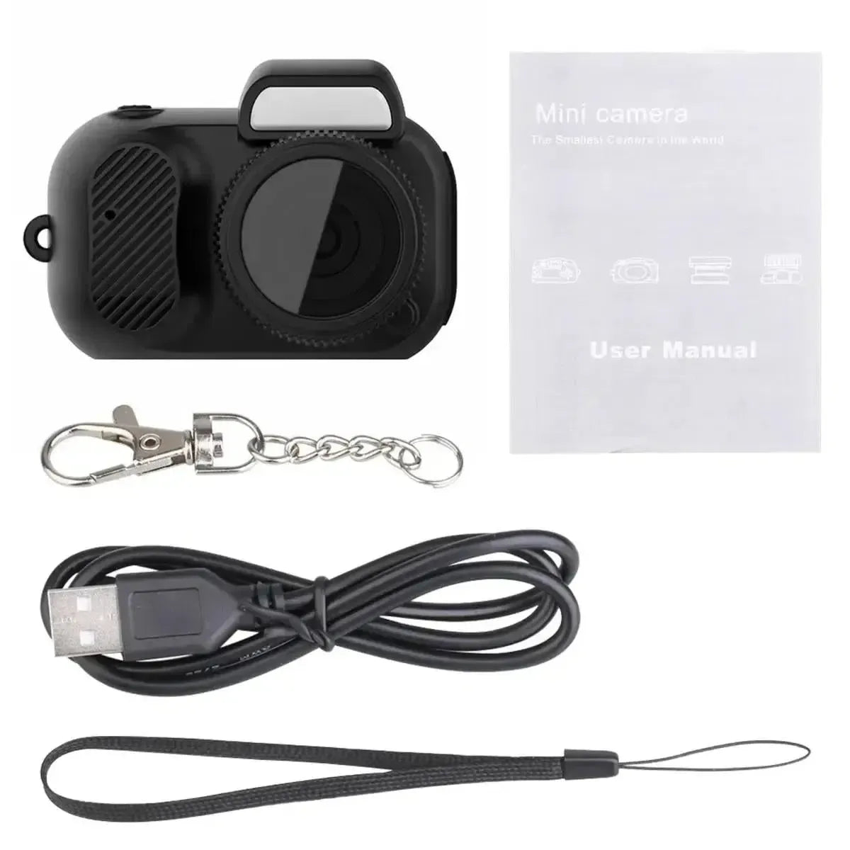 Buy Retro Mini Camera with Screen, 1080p HD, Ultra-Portable, Indoor & Outdoor Video Recorder - Portable Mini Camera at Caseles-1x,