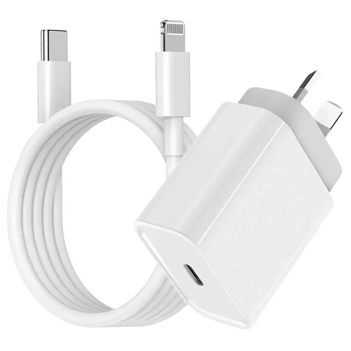 Buy USB-C Super Fast Charging Wall Charger, 35W PD Charger Adapter with Lightning Cable at Caseles-AU/NZ, 