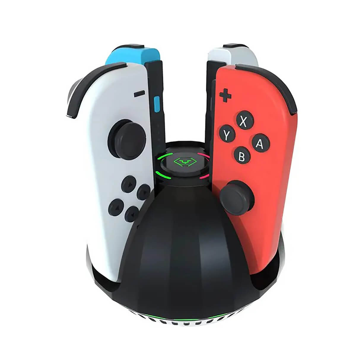 Buy 4-in-1 Charging Dock for Nintendo Switch & Switch OLED Joy-Con Controllers, Fast 10W Charger Station with Cable & LED Indicator - 4-IN-1 JOY-CON FAST CHARGING DOCK at Caseles-Black, 