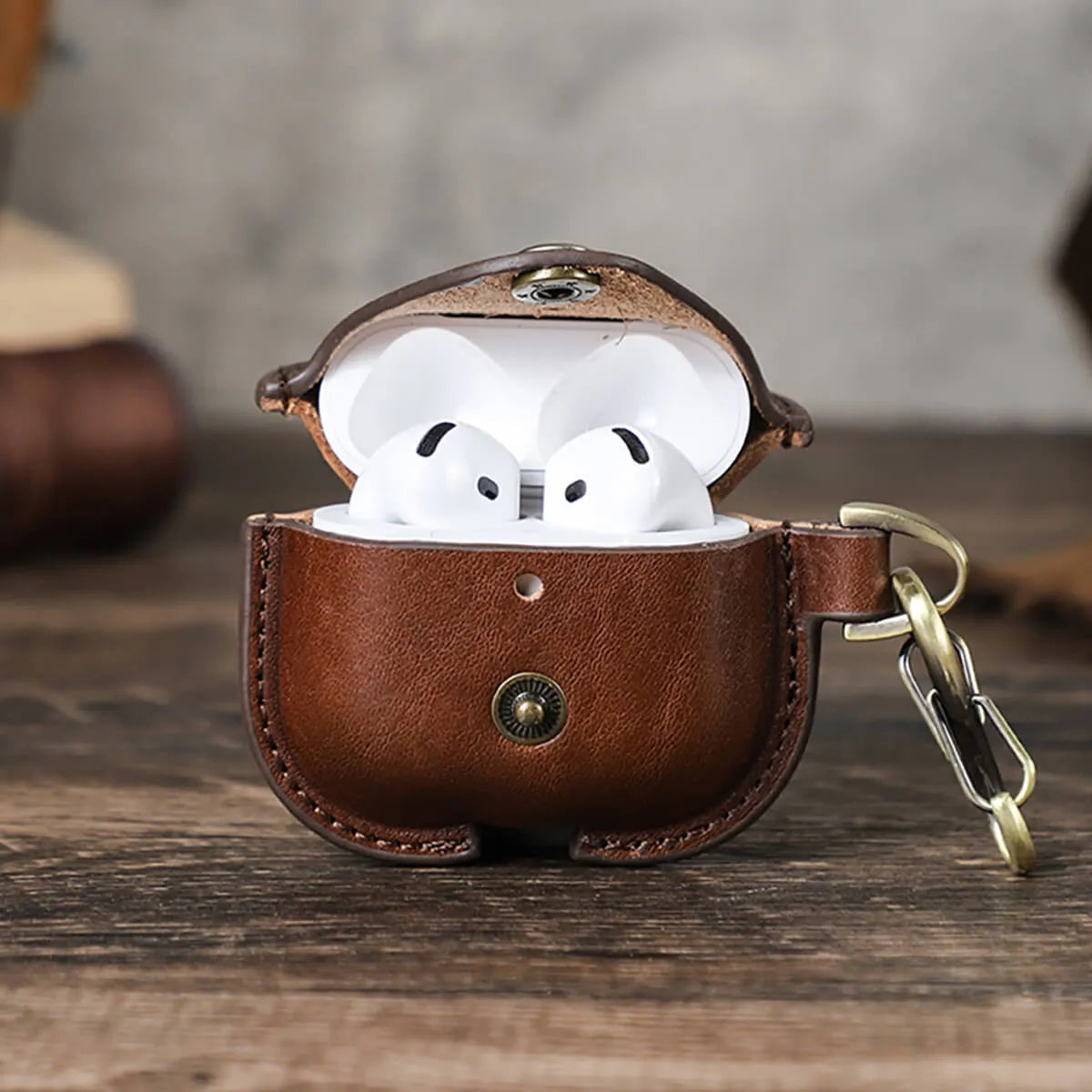 ÉTUI EN CUIR POUR AIRPODS (3E GÉNÉRATION)