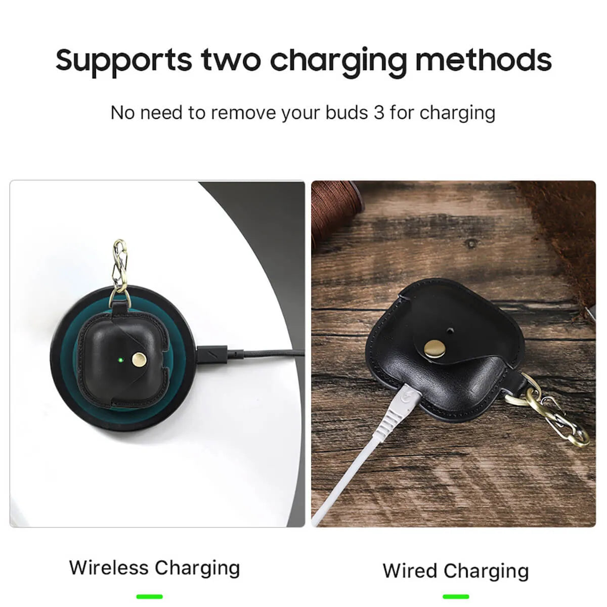 ÉTUI EN CUIR POUR AIRPODS (3E GÉNÉRATION)