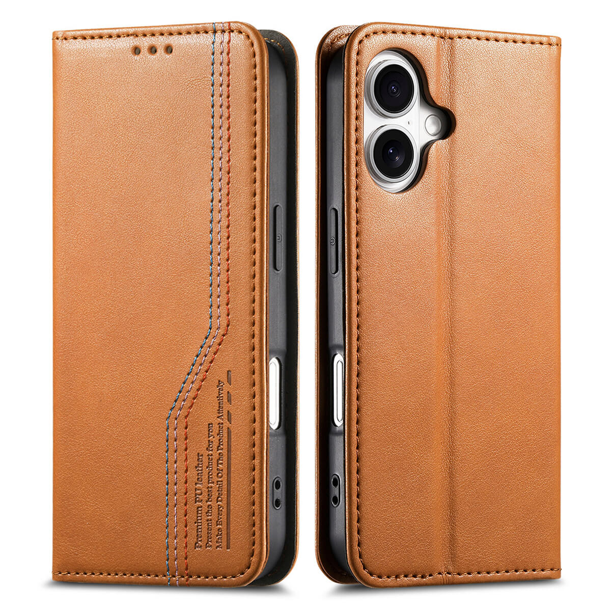Buy Leather Flip Wallet Case for iPhone 17, Business Standard All-Round Protection, Mobile Phone Case with Stand Function and Magnetic Closure- ABEL at Caseles-iPhone 17 Pro Max, Black