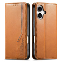 Buy Leather Flip Wallet Case for iPhone 17, Business Standard All-Round Protection, Mobile Phone Case with Stand Function and Magnetic Closure- ABEL at Caseles-iPhone 17 Pro Max, Black