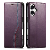 Buy Leather Flip Wallet Case for iPhone 17, Business Standard All-Round Protection, Mobile Phone Case with Stand Function and Magnetic Closure- ABEL at Caseles-iPhone 17 Pro Max, Black