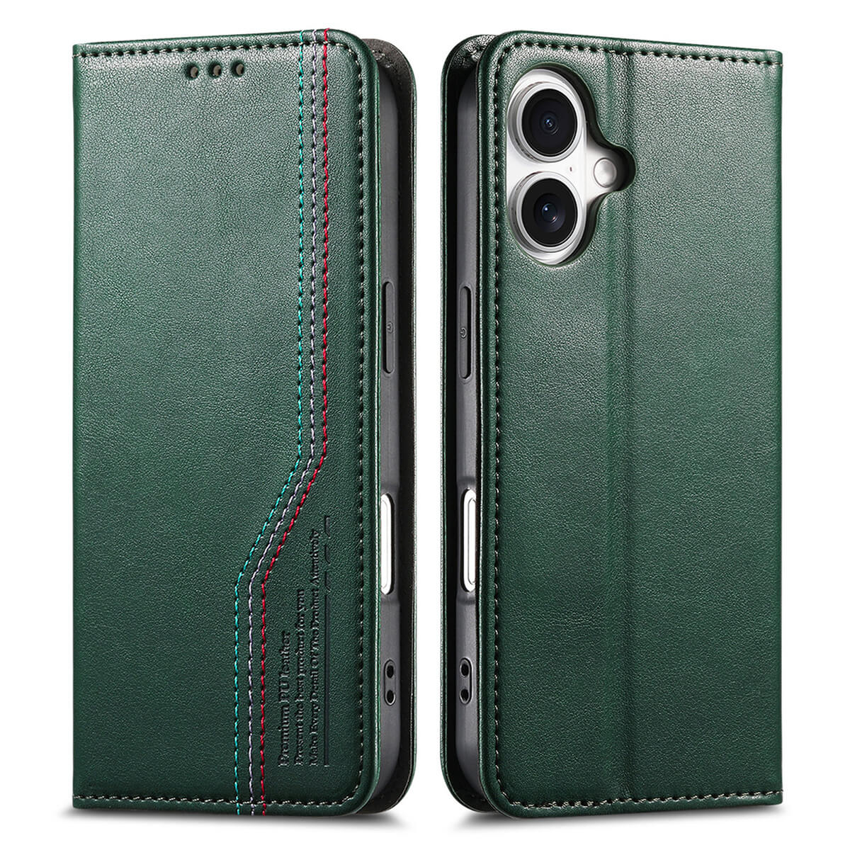 Buy Leather Flip Wallet Case for iPhone 17, Business Standard All-Round Protection, Mobile Phone Case with Stand Function and Magnetic Closure- ABEL at Caseles-iPhone 17 Pro Max, Black
