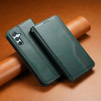 Buy Caseles Leather Flip Wallet Case for Galaxy S25, Business Standard All-Round Protection, Mobile Phone Case with Stand Function and Magnetic Closure,ABLE at Caseles-Samsung Galaxy S25 Ultra, Black