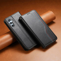 Buy Caseles Leather Flip Wallet Case for Galaxy S25, Business Standard All-Round Protection, Mobile Phone Case with Stand Function and Magnetic Closure,ABLE at Caseles-Samsung Galaxy S25 Ultra, Black