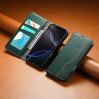 Buy Caseles Leather Flip Wallet Case for Galaxy S25, Business Standard All-Round Protection, Mobile Phone Case with Stand Function and Magnetic Closure,ABLE at Caseles-Samsung Galaxy S25 Ultra, Black