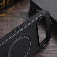 Buy Caseles Magnetic Litchi Leather Shockproof Case for Google Pixel – ADAM at Caseles-Google Pixel 9 Pro XL, Black