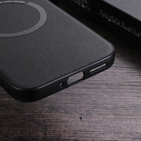 Buy Caseles Magnetic Litchi Leather Shockproof Case for Google Pixel – ADAM at Caseles-Google Pixel 9 Pro XL, Black