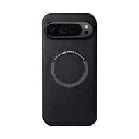 Buy Caseles Magnetic Litchi Leather Shockproof Case for Google Pixel – ADAM at Caseles-Google Pixel 9 Pro XL, Black