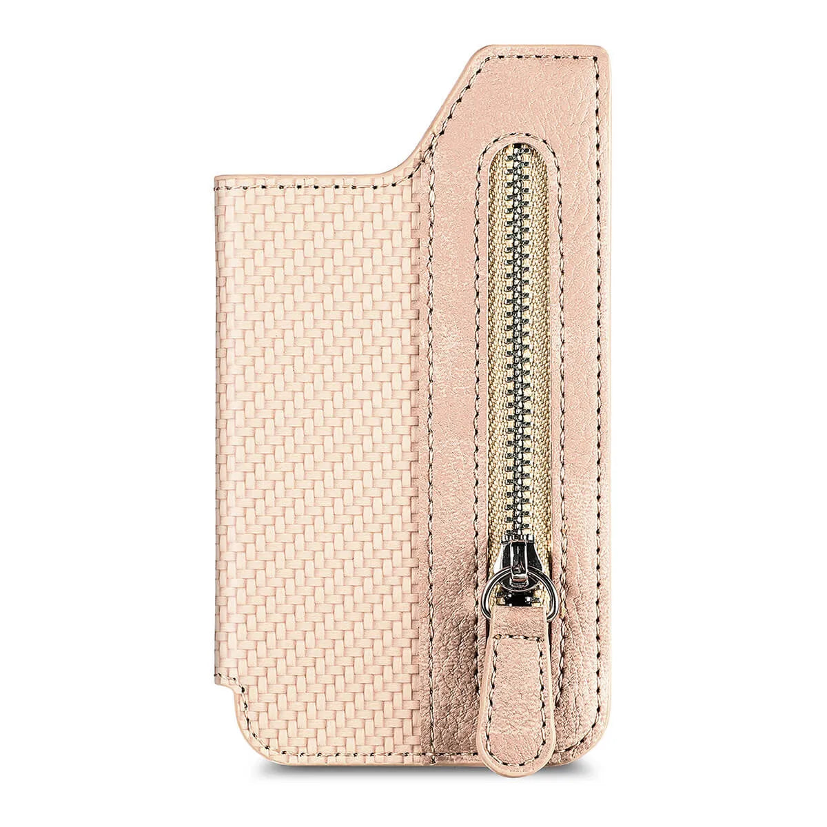 Buy Caseles Stick-On Phone Wallet Card Holder With Zipper Pouch For Cash & Coins - ADHESIVE PHONE WALLET CARD HOLDER at Caseles-Black, 