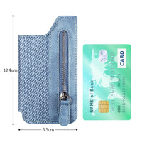 Buy Caseles Stick-On Phone Wallet Card Holder With Zipper Pouch For Cash & Coins - ADHESIVE PHONE WALLET CARD HOLDER at Caseles-Black, 