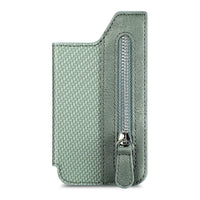 Buy Caseles Stick-On Phone Wallet Card Holder With Zipper Pouch For Cash & Coins - ADHESIVE PHONE WALLET CARD HOLDER at Caseles-Black, 