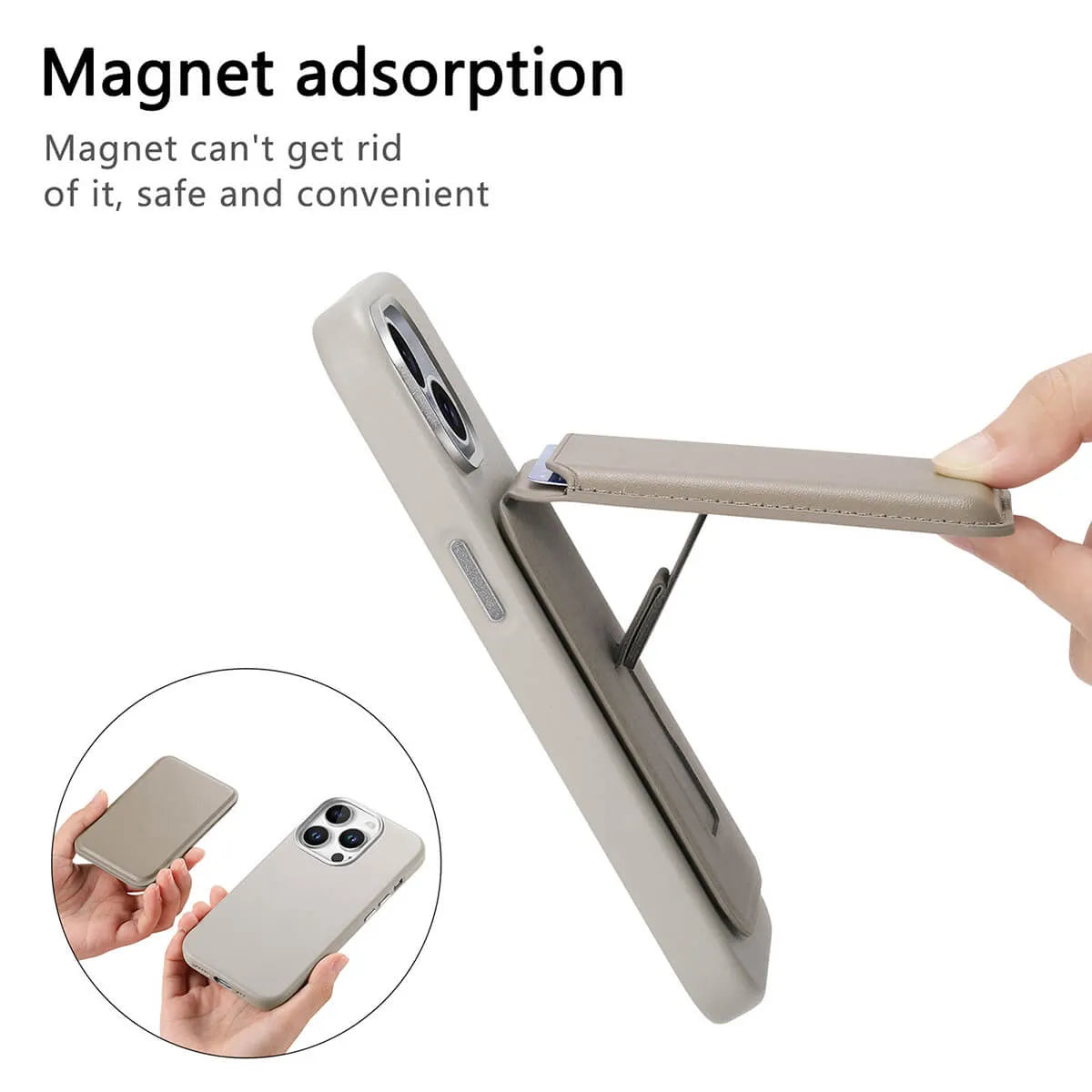 Caseles Full-Grain Leather iPhone Case with Card Holder, MagSafe Ready, Metal Buttons & Camera Bump Frame,Adrian at Caseles-iPhone 16 Pro Max, Andrew-Teal