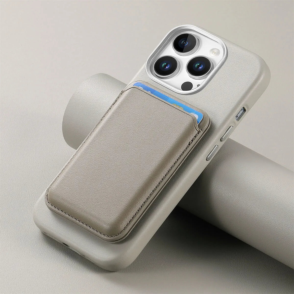 Caseles Full-Grain Leather iPhone Case with Card Holder, MagSafe Ready, Metal Buttons & Camera Bump Frame,Adrian at Caseles-iPhone 16 Pro Max, Andrew-Teal