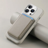 Caseles Full-Grain Leather iPhone Case with Card Holder, MagSafe Ready, Metal Buttons & Camera Bump Frame,Adrian at Caseles-iPhone 16 Pro Max, Andrew-Teal