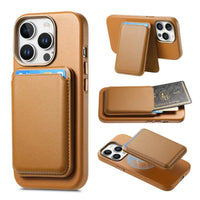 Caseles Full-Grain Leather iPhone Case with Card Holder, MagSafe Ready, Metal Buttons & Camera Bump Frame,Adrian at Caseles-iPhone 16 Pro Max, Bronze