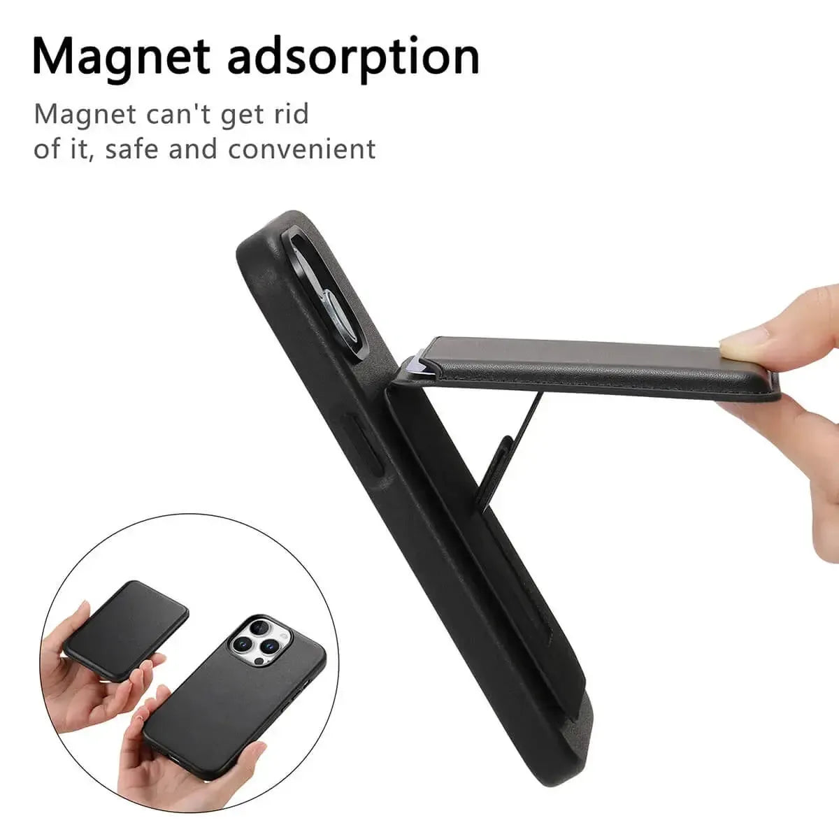 Caseles Full-Grain Leather iPhone Case with Card Holder, MagSafe Ready, Metal Buttons & Camera Bump Frame,Adrian at Caseles-iPhone 16 Pro Max, Andrew-Teal