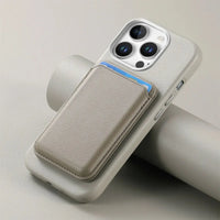 Caseles Full-Grain Leather iPhone Case with Card Holder, MagSafe Ready, Metal Buttons & Camera Bump Frame,Adrian at Caseles-iPhone 17 Pro Max, Black