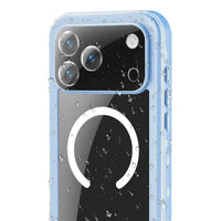 Buy IP68 Waterproof Phone Case, Support Magsafe, Built in Screen Protector, Full Body Heavy Duty Shockproof,Aiden at Caseles-iPhone 18 Pro Max, Lightblue