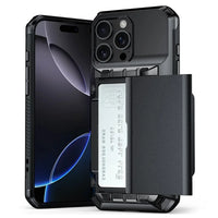 Buy RFID Blocking Wallet Case for iPhone with Kickstand, Military Drop Protection, 4-5 Card Holder & Privacy Screen Protector, All-in-1 Design, Alejandro at Caseles-iPhone 17 Pro Max, Style-1