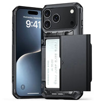 Buy RFID Blocking Wallet Case for iPhone with Kickstand, Military Drop Protection, 4-5 Card Holder & Privacy Screen Protector, All-in-1 Design, Alejandro at Caseles-iPhone 17 Pro Max, Style-1