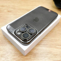 Buy Plating Breathable Heat Dissipation Mesh Cooling Case for iPhone - Alexander at Caseles-iPhone 16 Pro Max, Silver