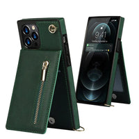 Buy Crossbody Wallet Phone Case, 5 Card Slots, Premium Leather, Kickstand Shockproof Case, Alina at Caseles-iPhone 16 Pro Max, Alina-Black