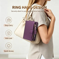Buy Crossbody Wallet Case with Card Slots, Zipper Pocket & RFID Protection for iPhone Duo - CALLA at Caseles-iPhone Duo, Bronze