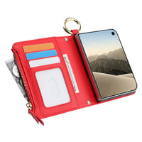 Buy Crossbody Wallet Case with Card Slots, Zipper Pocket & RFID Protection for iPhone Duo - CALLA at Caseles-iPhone Duo, Bronze