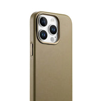 Buy Full-Grain Leather iPhone Case, MagSafe Ready, Metal Buttons & Camera Bump Frame,Andrew at Caseles-iPhone 16 Pro Max, Andrew-Teal