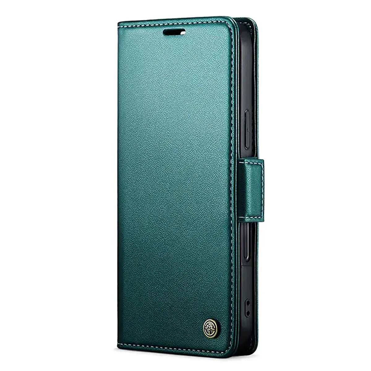 Buy Premium PU Leather Multi-Function Flip iPhone Case with Card Slots, Wallet Pocket, Kickstand, and Full-Body Protection, ARIA at Caseles-iPhone 17 Pro Max, Aria-Green