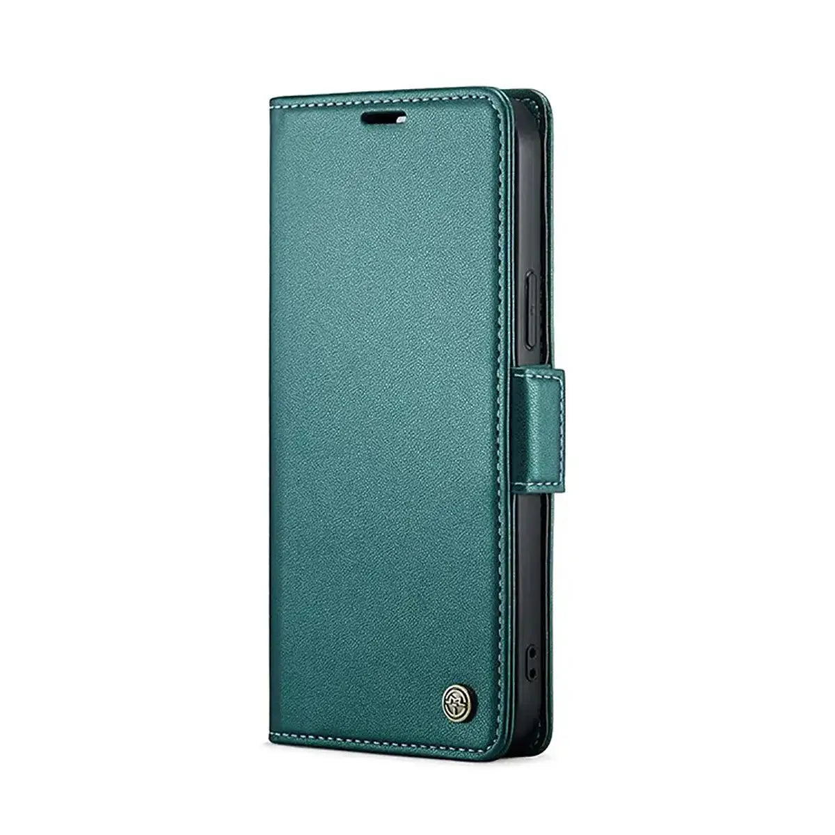 Buy Premium PU Leather Multi-Function Flip iPhone Case with Card Slots, Wallet Pocket, Kickstand, and Full-Body Protection, ARIA at Caseles-iPhone 17 Pro Max, Aria-Green