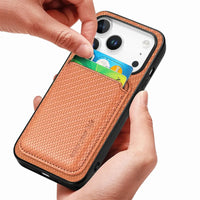 Buy Luxury Leather iPhone Wallet Case with Magnetic Closure & Card Slot - Ashton at Caseles-iPhone 17 Pro Max, Black