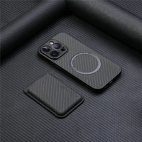 Buy Luxury Leather iPhone Wallet Case with Magnetic Closure & Card Slot - Ashton at Caseles-iPhone 16 Pro Max, Black