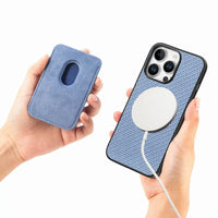 Buy Luxury Leather iPhone Wallet Case with Magnetic Closure & Card Slot - Ashton at Caseles-iPhone 16 Pro Max, Black