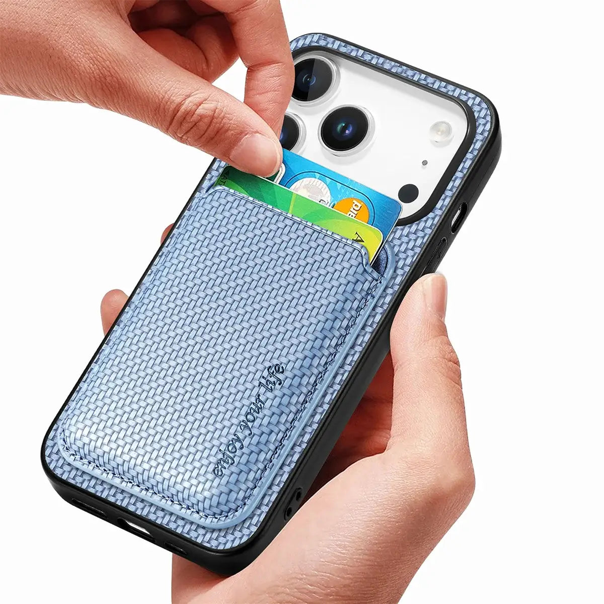 Buy Luxury Leather iPhone Wallet Case with Magnetic Closure & Card Slot - Ashton at Caseles-iPhone 17 Pro Max, Black