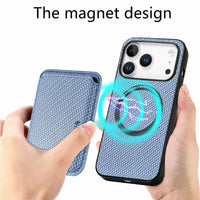 Buy Luxury Leather iPhone Wallet Case with Magnetic Closure & Card Slot - Ashton at Caseles-iPhone 17 Pro Max, Black