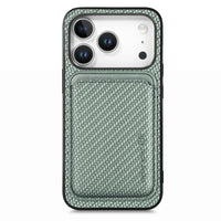 Buy Luxury Leather iPhone Wallet Case with Magnetic Closure & Card Slot - Ashton at Caseles-iPhone 17 Pro Max, Green