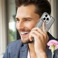 Buy Magnetic PU Leather Case for iPhone Series, Slim Fit Shockproof Back Cover with Integrated Kickstand & Wireless Charging Support - AXON at Caseles-iPhone 17 Pro Max, Brown