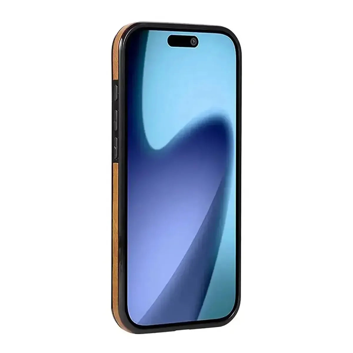 Buy Unique Design Leather Business Phone Case, Anti Slip Scratch Resistant Ultra Slim TPU Bumper Hybrid Protective Cover,Basil at Caseles-iPhone 17 Pro Max, Basil-Brown