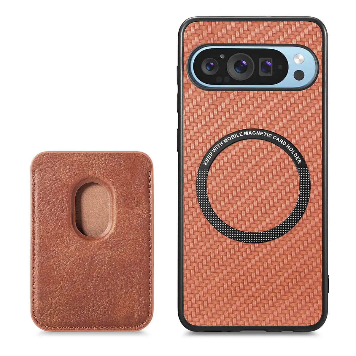 Buy Luxury Leather Google Pixel Wallet Case with Magnetic Closure & Card Slot - Beckett at Caseles-Google Pixel 9 Pro XL, Black