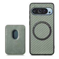 Buy Luxury Leather Google Pixel Wallet Case with Magnetic Closure & Card Slot - Beckett at Caseles-Google Pixel 9 Pro XL, Black