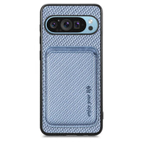 Buy Luxury Leather Google Pixel Wallet Case with Magnetic Closure & Card Slot - Beckett at Caseles-Google Pixel 9 Pro XL, Blue