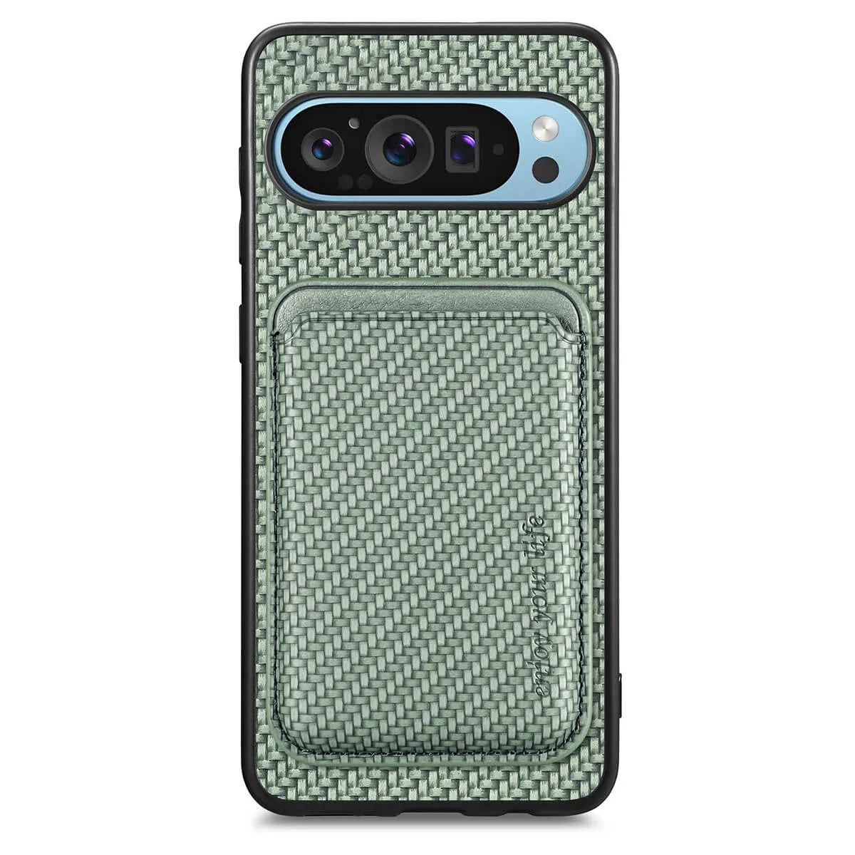 Buy Luxury Leather Google Pixel Wallet Case with Magnetic Closure & Card Slot - Beckett at Caseles-Google Pixel 9 Pro XL, Green
