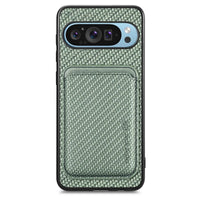 Buy Luxury Leather Google Pixel Wallet Case with Magnetic Closure & Card Slot - Beckett at Caseles-Google Pixel 9 Pro XL, Green
